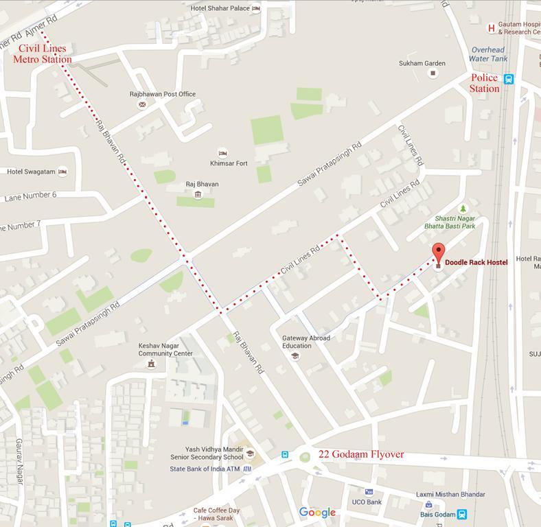 Doodle Rack Hostel Jaipur Ruang foto